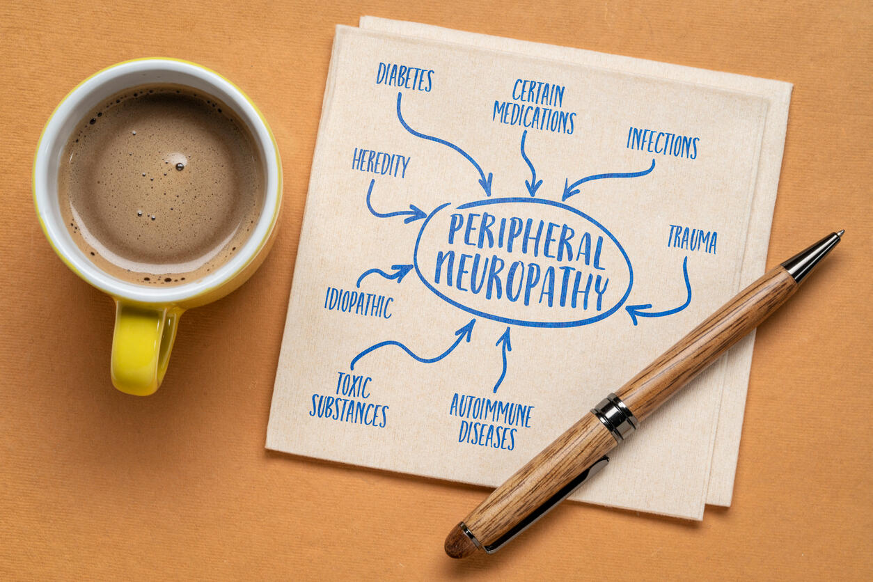 Causes of peripheral neuropathy infographic